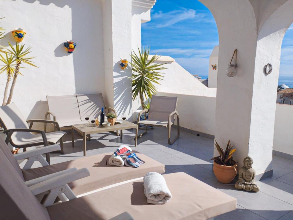 Beautiful Apartment With Amazing Sea View Nerja Exterior foto